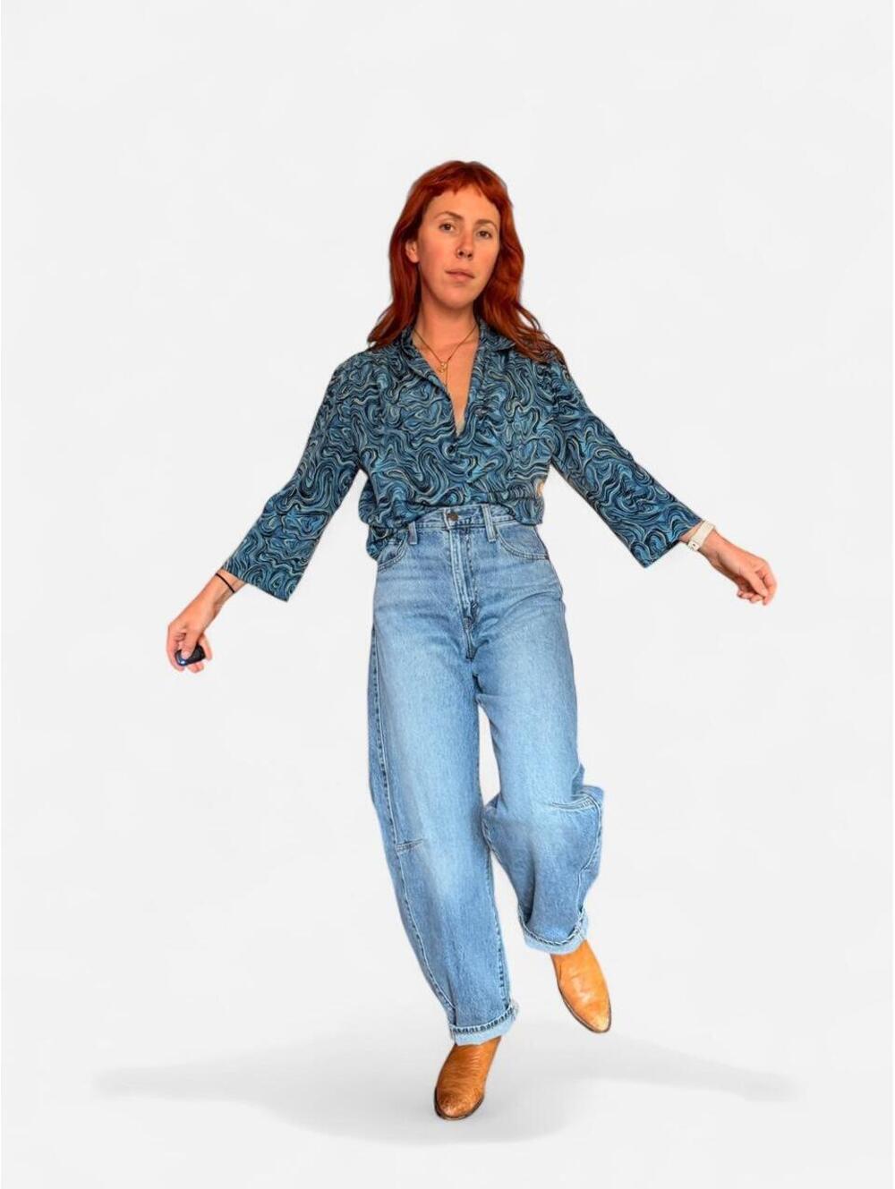 American Vintage Women's Blue Blous